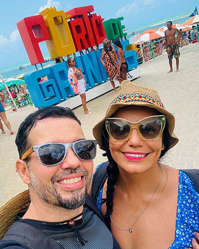 Fábio e Juliana no centrinho de Porto Fábio e Juliana no centrinho de Porto