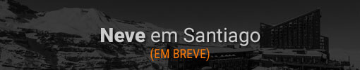 Neve em Santiago do Chile